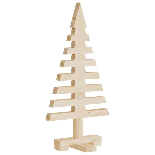 vidaXL Juletre av tre til pynt 60 cm heltre furu
