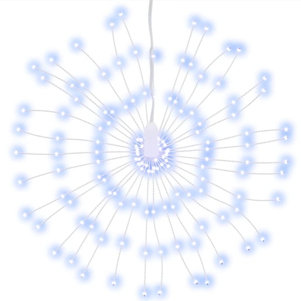 vidaXL Julestjernelys 140 LED kaldhvit 17 cm