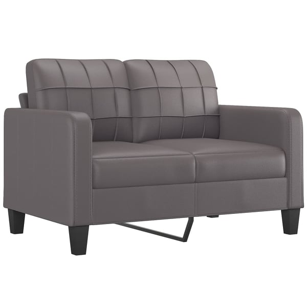 vidaXL sofasæt 4 dele med hynder kunstlæder grå