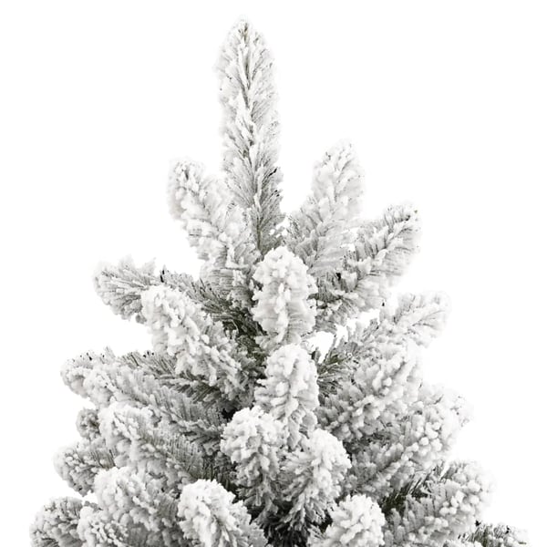 vidaXL kunstigt juletræ med sne 240 cm hængslet