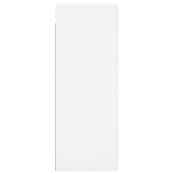 vidaXL Veggmontert skap hvit 69,5x34x90 cm konstruert tre