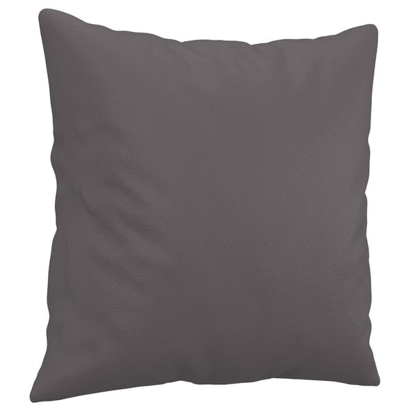vidaXL sofasæt 2 dele med puder kunstlæder grå