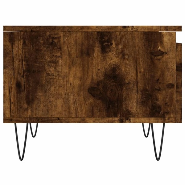 vidaXL Salongbord 2 stk røkt eik 50x46x35 cm konstruert tre