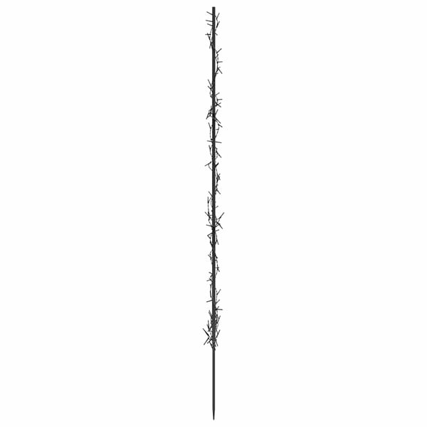 vidaXL Julelysdekorasjon med plugger tre 115 LEDs 90 cm