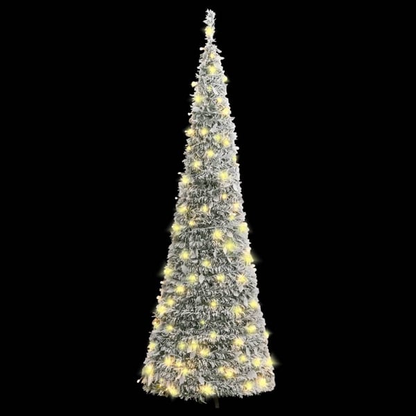 vidaXL Luminen pop-up tekojoulukuusi 100 LED-valoa 150 cm