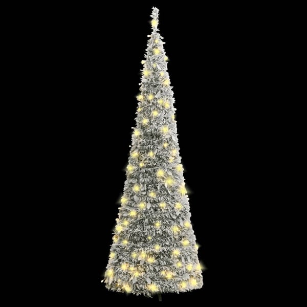 vidaXL Luminen pop-up tekojoulukuusi 200 LED-valoa 210 cm