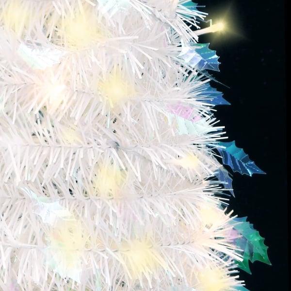 vidaXL Pop-up tekojoulukuusi 200 LED-valoa valkoinen 210 cm