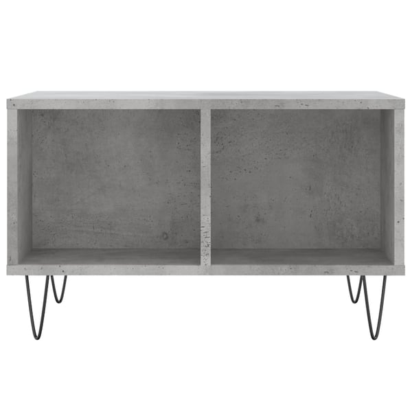 vidaXL Salongbord betonggrå 60x50x36,5 cm konstruert tre