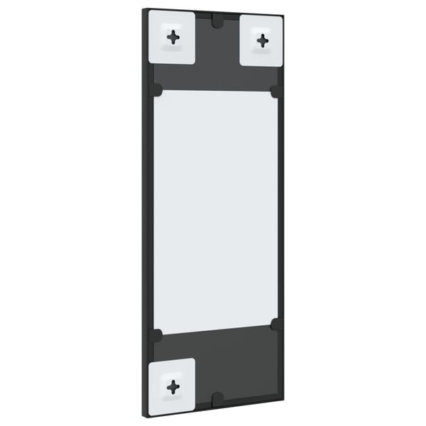 vidaXL Väggspegel svart 20x50 cm rektangulär järn