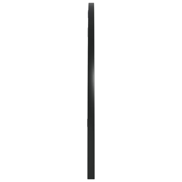 vidaXL vægspejl 80x40 cm buet jern sort