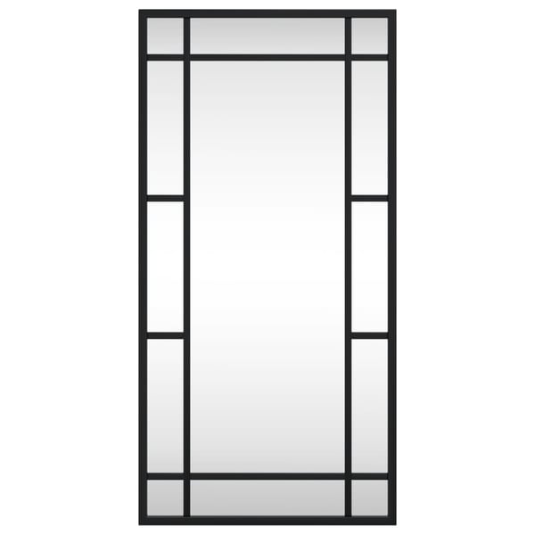 vidaXL vægspejl 30x60 cm rektangulært jern sort