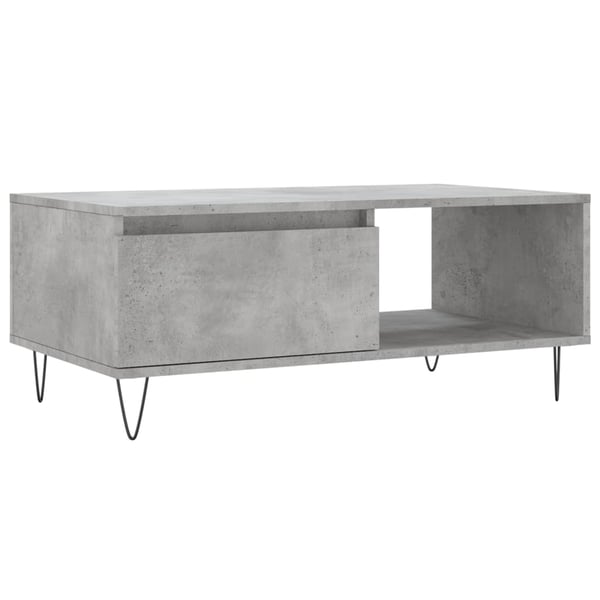 vidaXL sofabord 90x50x36,5 cm konstrueret træ betongrå