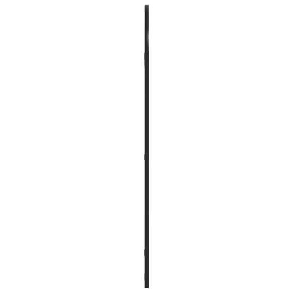 vidaXL vægspejl 50x100 cm buet jern sort