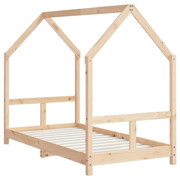 vidaXL Barnesengeramme 80x160 cm heltre furu