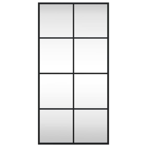 vidaXL vægspejl 40x80 cm rektangulært jern sort