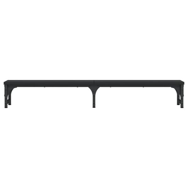 vidaXL Skjermstativ svart 105x23x15,5 cm konstruert tre