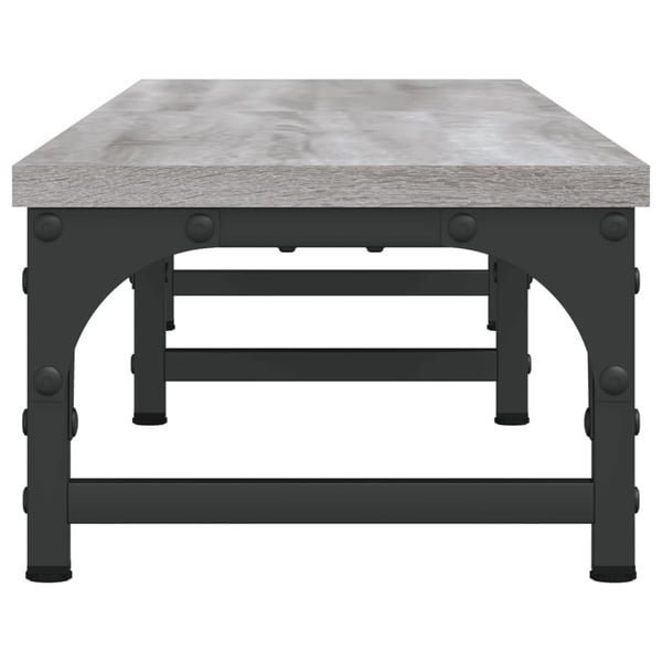 vidaXL Skjermstativ grå sonoma 105x23x15,5 cm konstruert tre