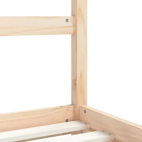 vidaXL Barnesengeramme 90x200 cm heltre furu