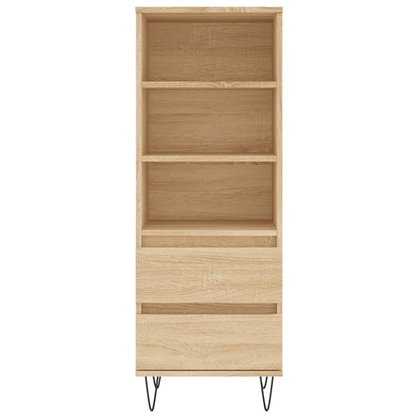 vidaXL skab 40x36x110 cm konstrueret træ Sonoma-eg