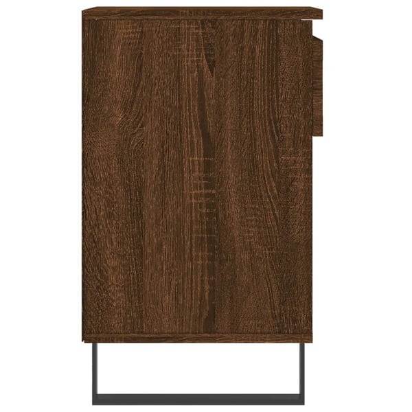 vidaXL Skoskap brun eik 102x36x60 cm konstruert tre