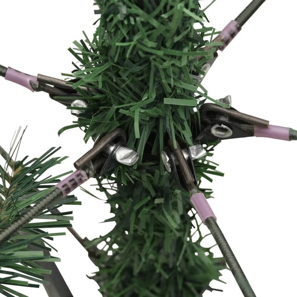 vidaXL Tekojoulukuusi saranoilla ja kävyillä 120 cm