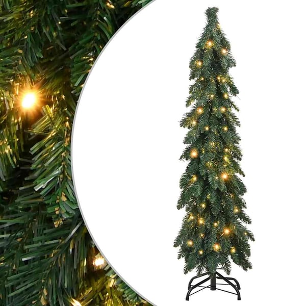 vidaXL kunstigt juletræ med 80 LED'er 150 cm