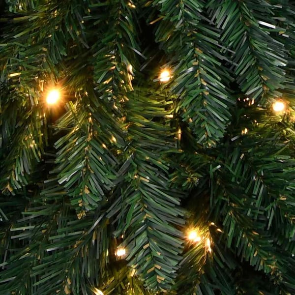 vidaXL kunstigt juletræ med 80 LED'er 150 cm