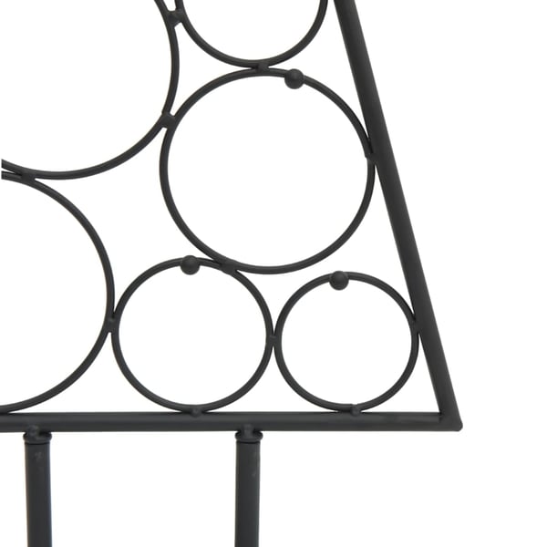 vidaXL Metallinen koristejoulukuusi musta 125 cm