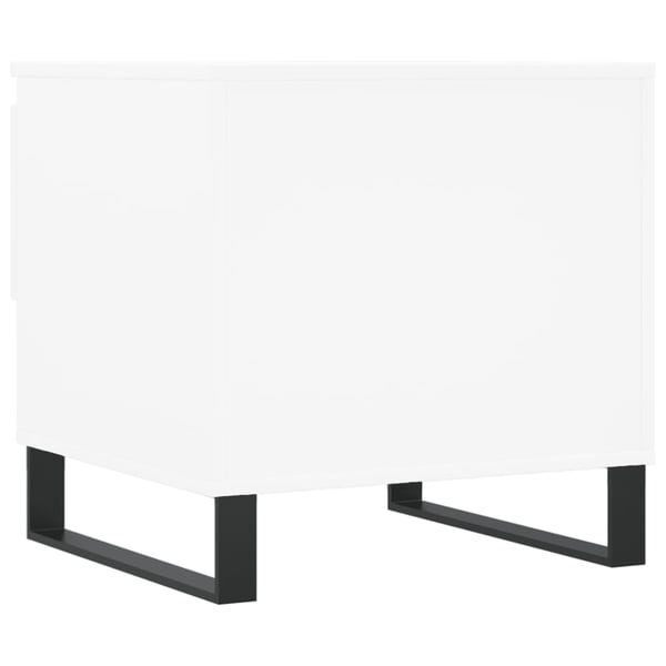 vidaXL Salongbord 2 stk hvit 50x46x50 cm konstruert tre