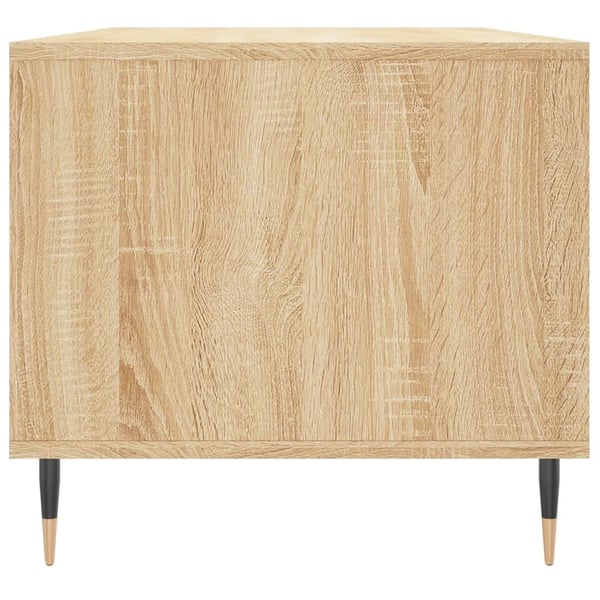 vidaXL Salongbord sonoma eik 90x49x45 cm konstruert tre