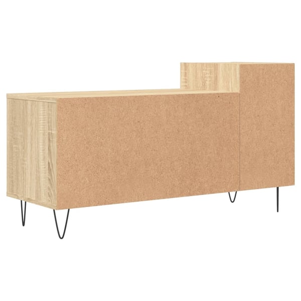 vidaXL TV-benk sonoma eik 100x35x55 cm konstruert tre