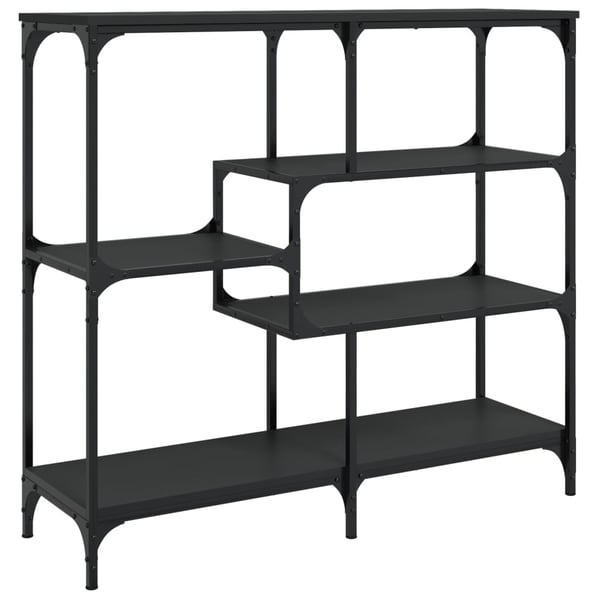 vidaXL Konsollbord svart 103x32x95 cm konstruert tre