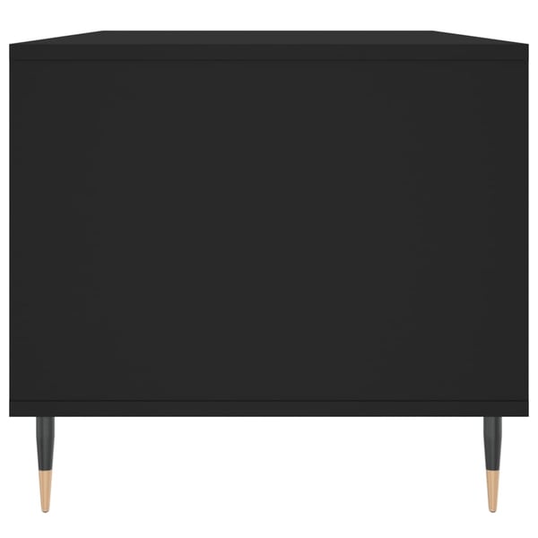 vidaXL sofabord 90x49x45 cm konstrueret træ sort