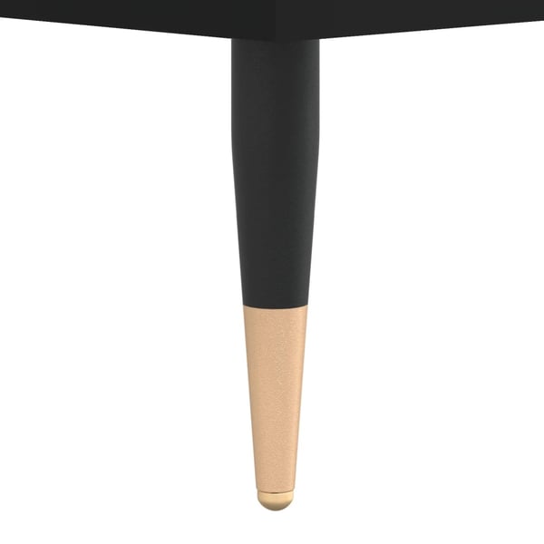 vidaXL sofabord 90x49x45 cm konstrueret træ sort