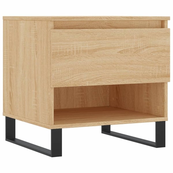vidaXL Salongbord 2 stk sonoma eik 50x46x50 cm konstruert tre