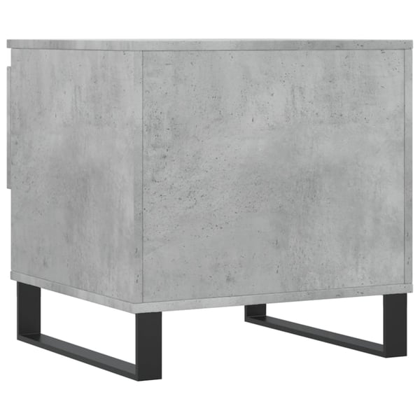 vidaXL Salongbord 2 stk betonggrå 50x46x50 cm konstruert tre