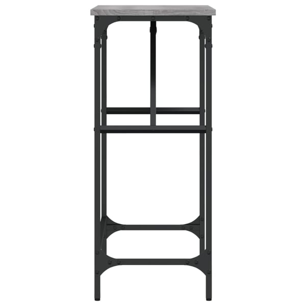 vidaXL Konsollbord grå sonoma 75x32x75 cm konstruert tre