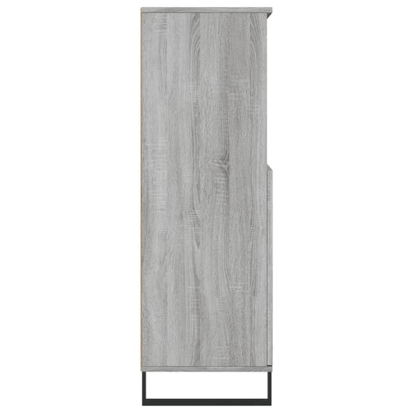 vidaXL Kaappi harmaa Sonoma 60x36x110 cm tekninen puu