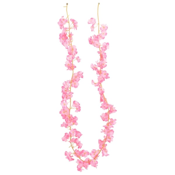 vidaXL kunstige blomsterguirlander 6 stk. 180 cm mørk pink