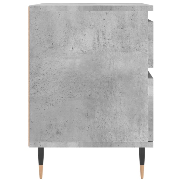 vidaXL Nattbord betonggrå 40x35x50 cm konstruert tre