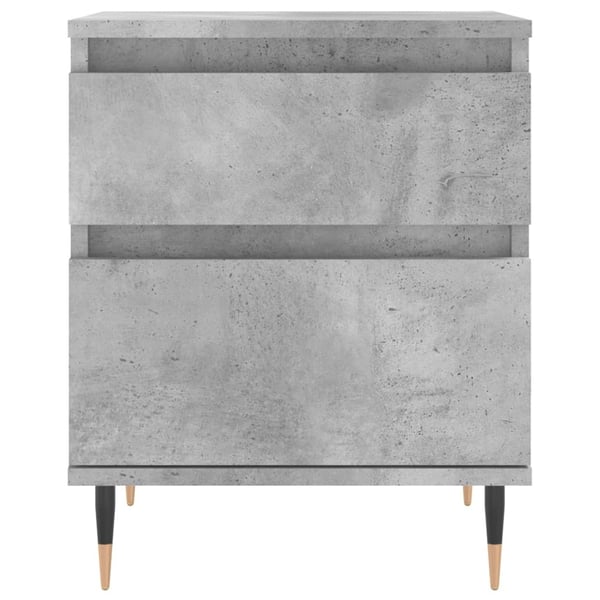 vidaXL Nattbord betonggrå 40x35x50 cm konstruert tre