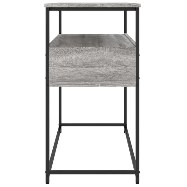 vidaXL Konsollbord grå sonoma 100x40x75 cm konstruert tre