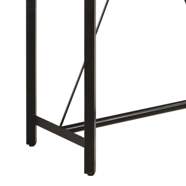 vidaXL Barbord 150x70x107 cm heltre mango og jern
