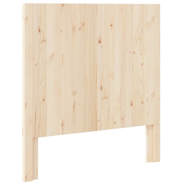 vidaXL Sengegavl 100x104 cm heltre furu