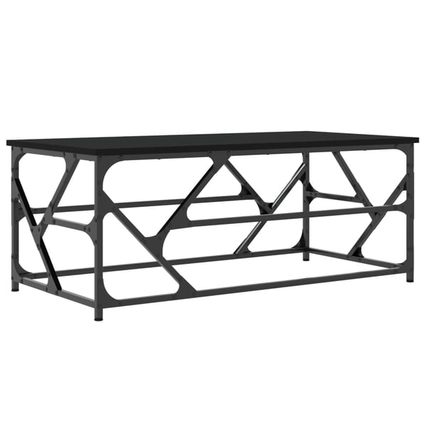 vidaXL sofabord 100x50x40 cm konstrueret træ sort