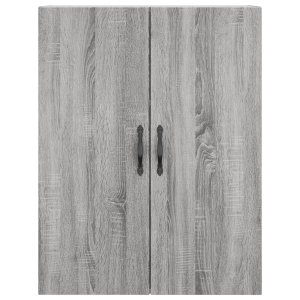 vidaXL Highboard grå sonoma 69,5x34x180 cm konstruert tre
