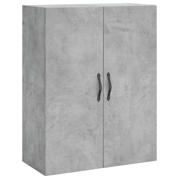 vidaXL Highboard betonggrå 69,5x34x180 cm konstruert tre