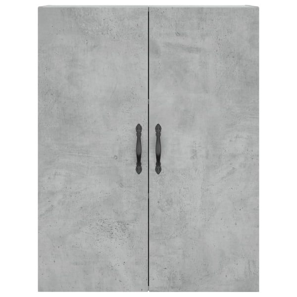 vidaXL Highboard betonggrå 69,5x34x180 cm konstruert tre