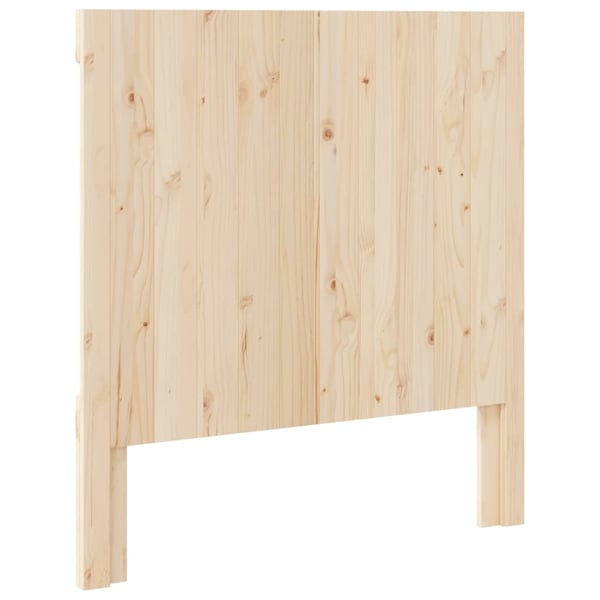vidaXL Sengegavl 100x104 cm heltre furu