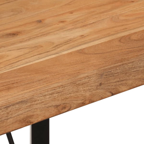 vidaXL Barbord 110x55x107 cm heltre akasie og jern